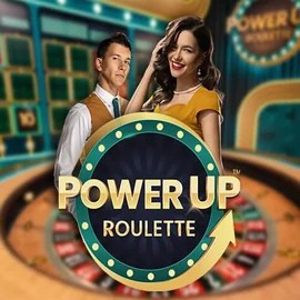 PowerUP Roulette game by Pragmatic Play – logo hosted on BetOnRed Casino