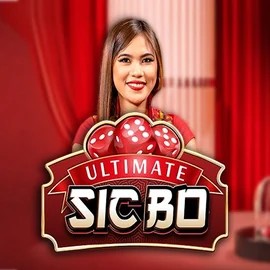 Official Live Casino logo: Ultimate Sic Bo by Ezugi at BetOnRed Casino